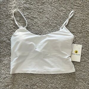 Body Glove Norah Crop Bikini Top In Snow. S/P